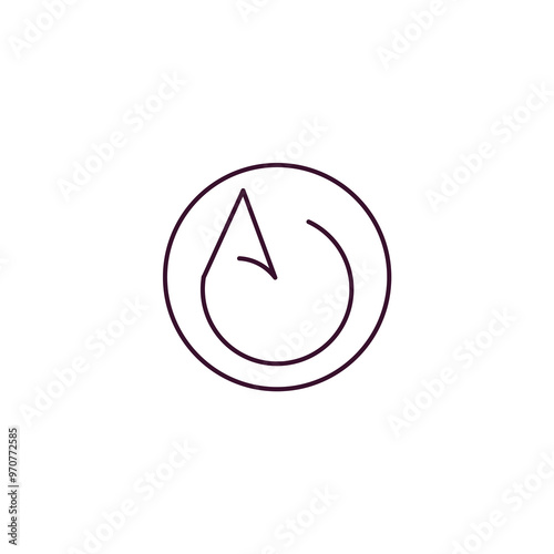 asceticism outline icon. Linear vector from religion concept. Thin line asceticism icon isolated on white background