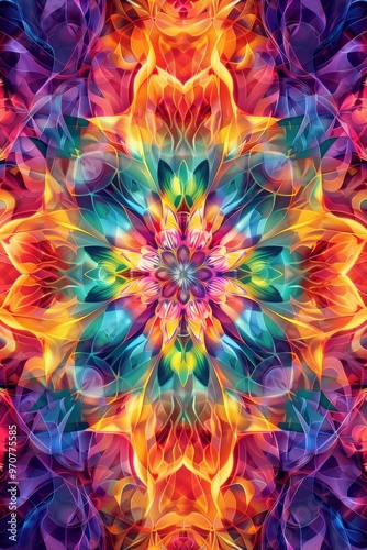 abstract kaleidoscope background