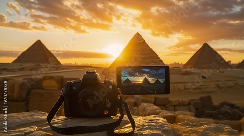 Digital cameras allow the view of amazing Egypt pyramids 