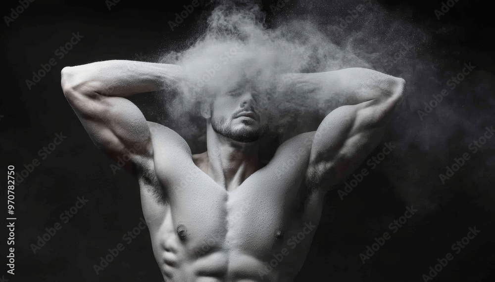 Obraz premium How can this image be adapted into a motivational poster or social media post encouraging people to stay consistent with their workout routines