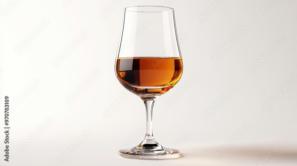 Grappa glass clipart, element, 3D illustration, realistic, isolated on white background Grappa glass clipart, element, 3D illustration, realistic, isolated on white background