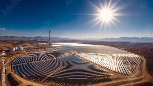 The Andasol solar power station near Guadix in Andalucia Spain is the worlds first and largest solar thermal parabolic trough power station. It was opened in 2009 and produces a