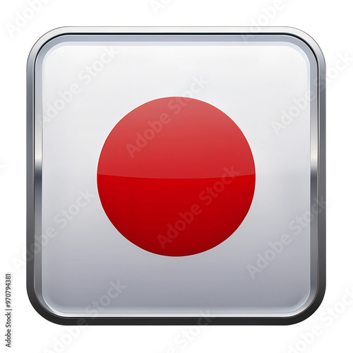 japan flag in Rounded Square icon isolated on a transparent background Free Download japan flag in Rounded Square icon isolated on a transparent background - GFXLoad