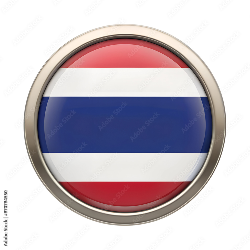 thailand flag in circle icon isolated on a transparent background thailand flag in circle icon isolated on a transparent background