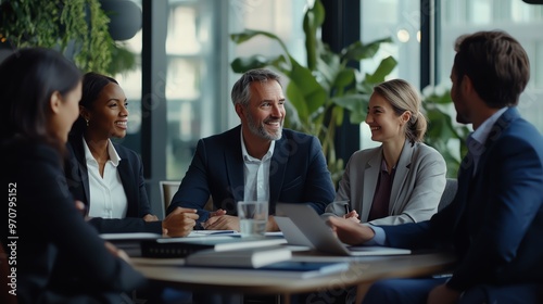 A diverse team collaborates in a modern office setting, discussing ideas to enhance productivity and team dynamics.