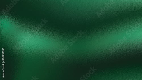 Metallic dark emerald green foil texture background, cmyk color. Vector illustration