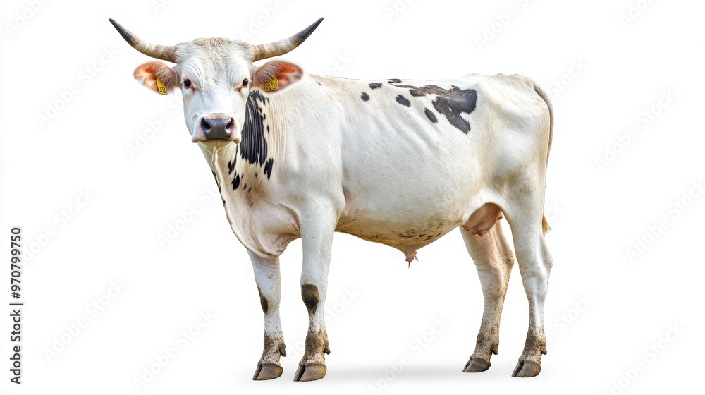Cow on white isolated background cow qurbani cow Eid Ul Adha cow cattle farm Cow on white isolated background cow qurbani cow Eid Ul Adha cow cattle farm