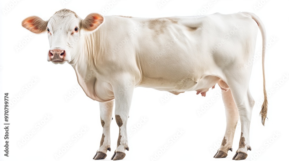 Cow on white isolated background cow qurbani cow Eid Ul Adha cow cattle farm Cow on white isolated background cow qurbani cow Eid Ul Adha cow cattle farm
