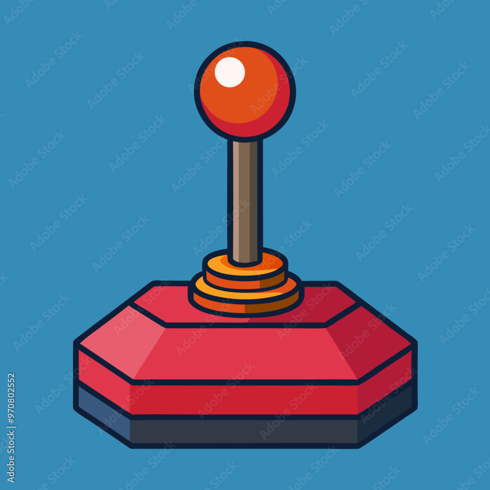 vector illustration of joystick controller game vector illustration of joystick controller game