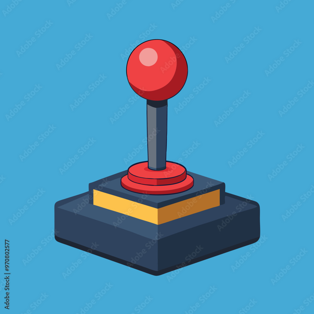 vector illustration of joystick controller game vector illustration of joystick controller game