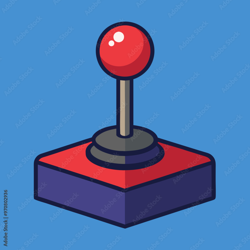 vector illustration of joystick controller game vector illustration of joystick controller game