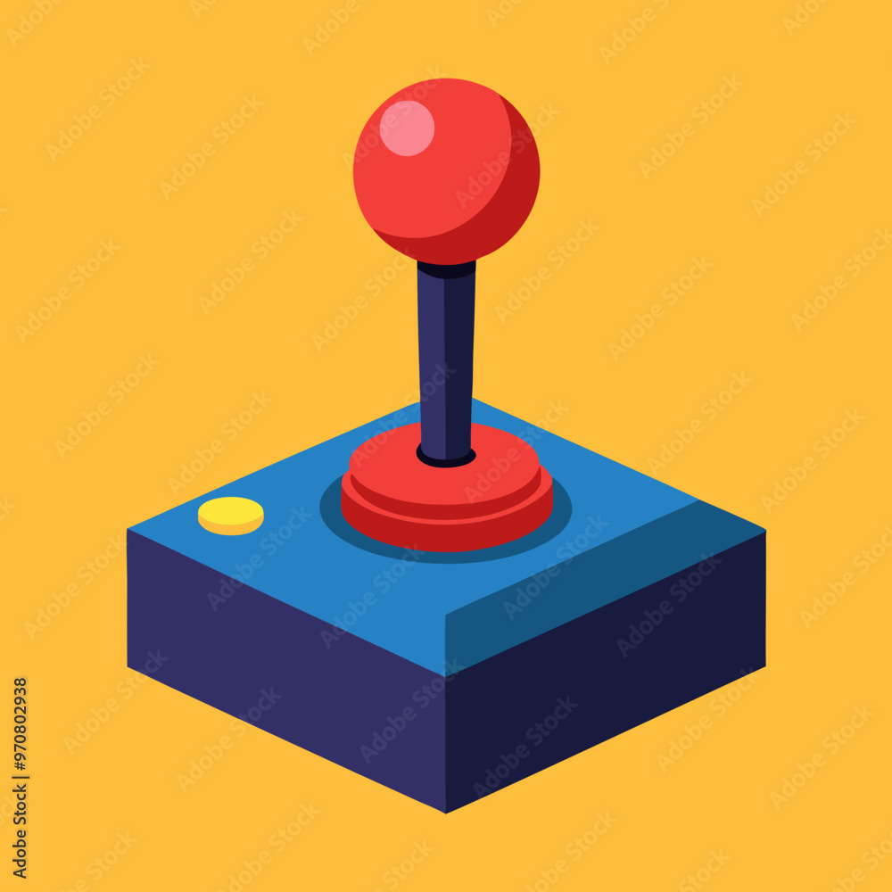 vector illustration of joystick controller game vector illustration of joystick controller game