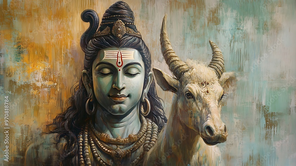 Lord Shiva and Nandi the Bull Lord Shiva and Nandi the Bull