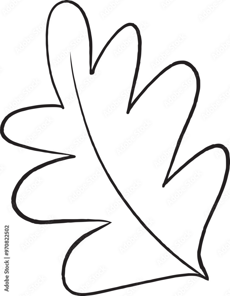 Botanical leaf doodle wild flower line art. Flower branch hand drawn. Botanical leaf doodle wild flower line art. Flower branch hand drawn.