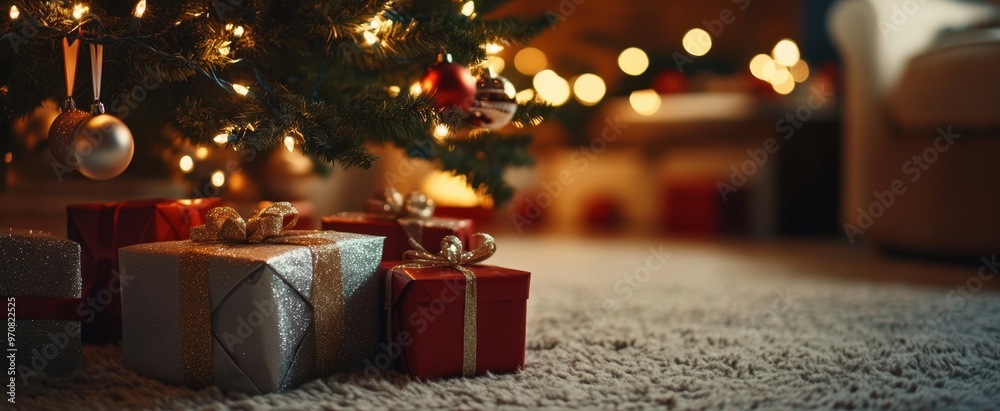 The Christmas Tree with Presents The Christmas Tree with Presents