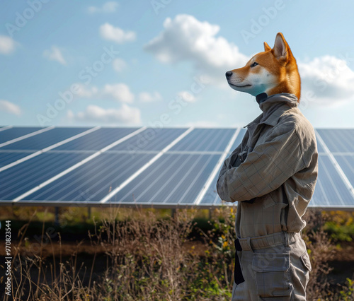 man with dog head