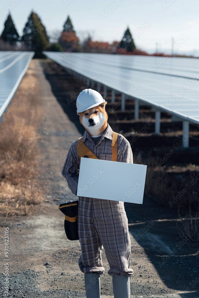 Fototapeta premium Akita Inu dog head