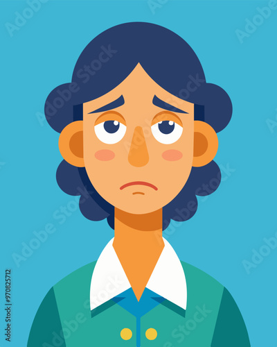 A single parent working multiple jobs and still unable to make ends meet their exhaustion evident in their sunken eyes and weary posture.. Vector illustration