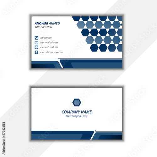 business print card template, Creative and modern business card template, visiting card