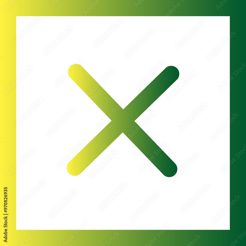 Cross and no icon button Cross and no icon button