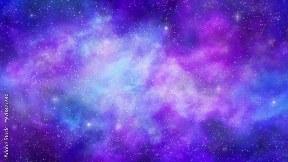 不思議な色の無限の星空アニメーション 不思議な色の無限の星空アニメーション