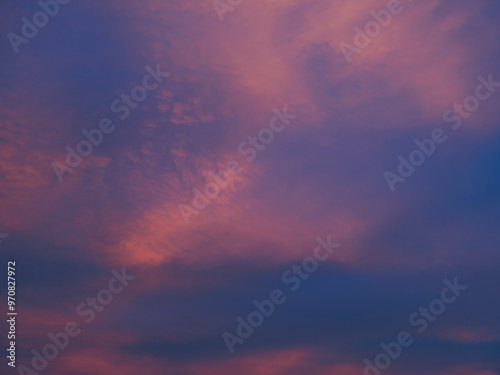 Wallpaper Mural colorful sunset clouds ,summer time Torontodigital.ca