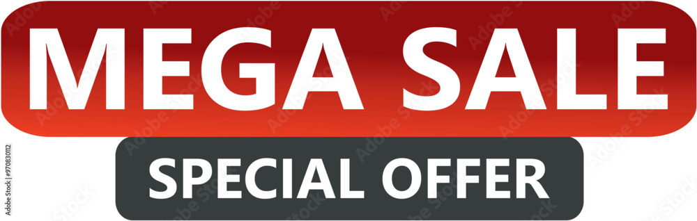 mega sale - special offer, red style mega sale - special offer, red style