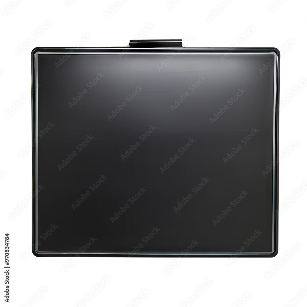 Obraz premium Black metal case with clasp