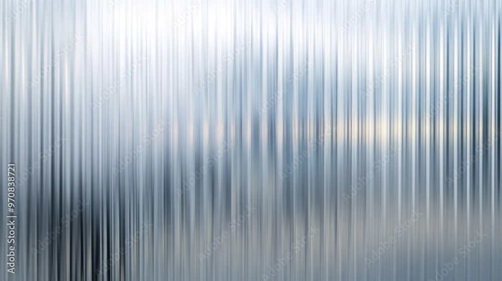 The glass refraction with a 3D rendering effect creates a silver holographic chrome background. The design showcases a ribbed texture with a corrugated effect for added depth and detail. The glass refraction with a 3D rendering effect creates a silver holographic chrome background. The design showcases a ribbed texture with a corrugated effect for added depth and detail.