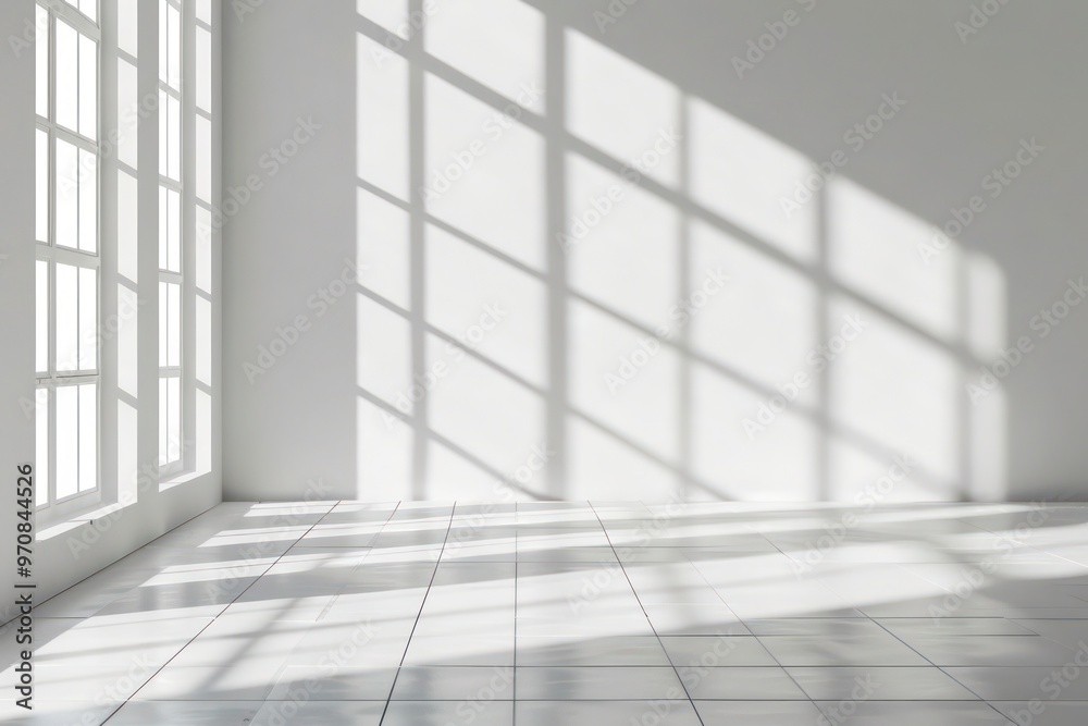 Minimalist Empty Room with Large Windows and Soft Light Shadows
Minimalist Empty Room with Large Windows and Soft Light Shadows