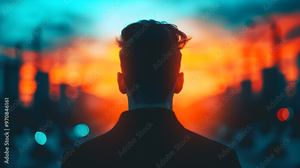 Unrecognizable Business Man Letting See Blurry Unrecognizable Business Man Letting See Blurry