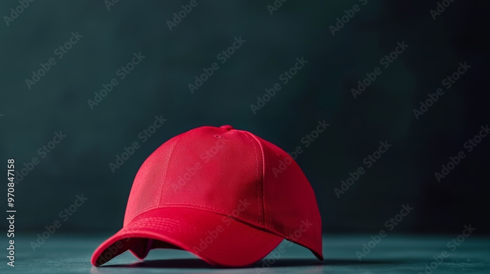 custom made wallpaper toronto digitalHow can the red cap serve as a key element in a promotional campaign for athletic wear, emphasizing boldness and standing out