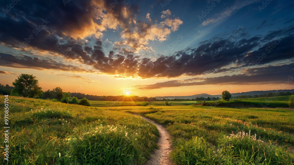 Obraz premium beautiful nature scenery background wallpaper