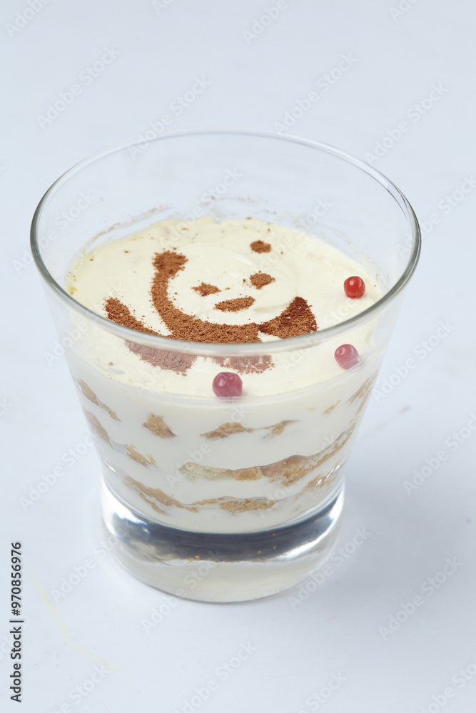 dessert with fruits and cream dessert with fruits and cream