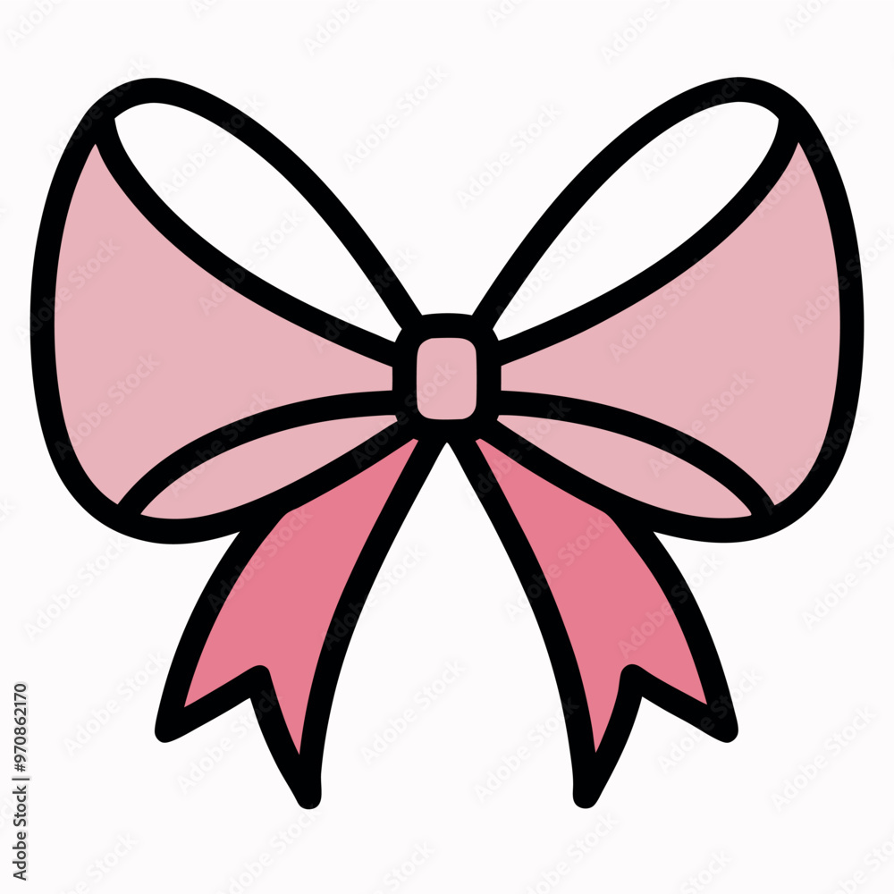 bow and ribbon vector illustration bow and ribbon vector illustration