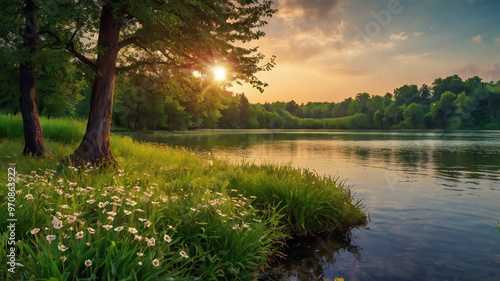 beautiful nature scenery background wallpaper