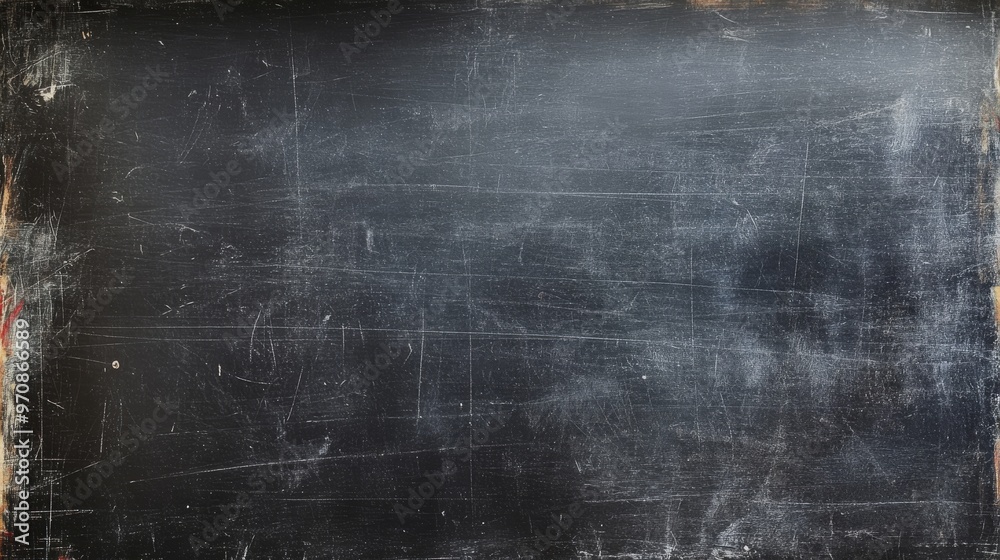 A clean black chalkboard texture with faint, worn marks A clean black chalkboard texture with faint, worn marks