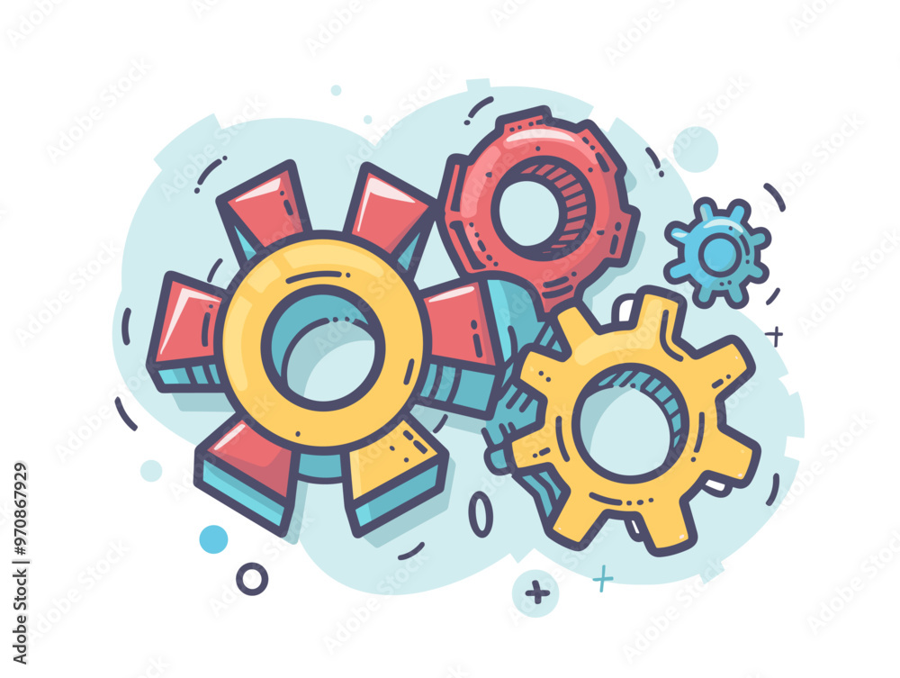 Interlocking Gears: A Symbol of Teamwork and Efficiency in Motion Interlocking Gears: A Symbol of Teamwork and Efficiency in Motion