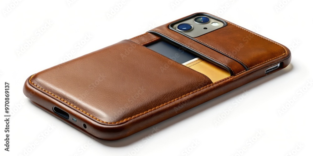 Slim and sophisticated, this smartphone case with card holder combines protection and practicality, ensuring your phone Slim and sophisticated, this smartphone case with card holder combines protection and practicality, ensuring your phone