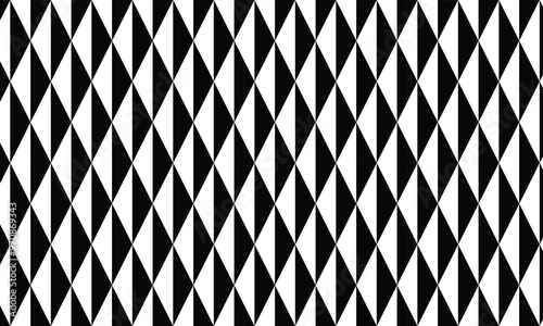 Diamond shapes pattern. Seamless geometric pattern with repeating diamond shapes, Black and white pattern creating a bold and dynamic visual effect. abstract background. vector illustration