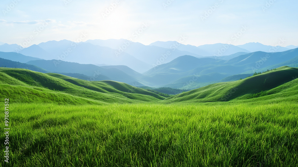 Serene Valley Vista: Verdant hills roll under a dramatic sky, a tapestry of nature's tranquility.
Serene Valley Vista: Verdant hills roll under a dramatic sky, a tapestry of nature's tranquility.