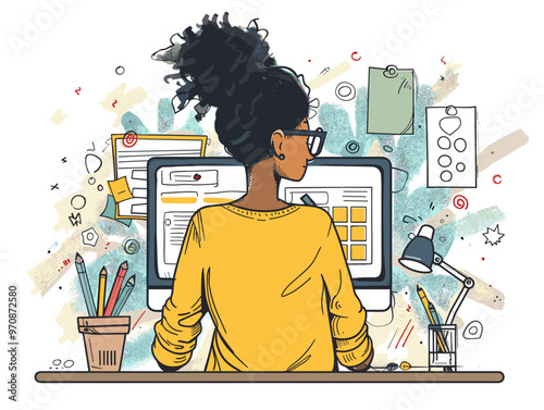 Product Development: An Innovative Designer or Engineer Working On Creating A New Prototype For A Great Product Or Service