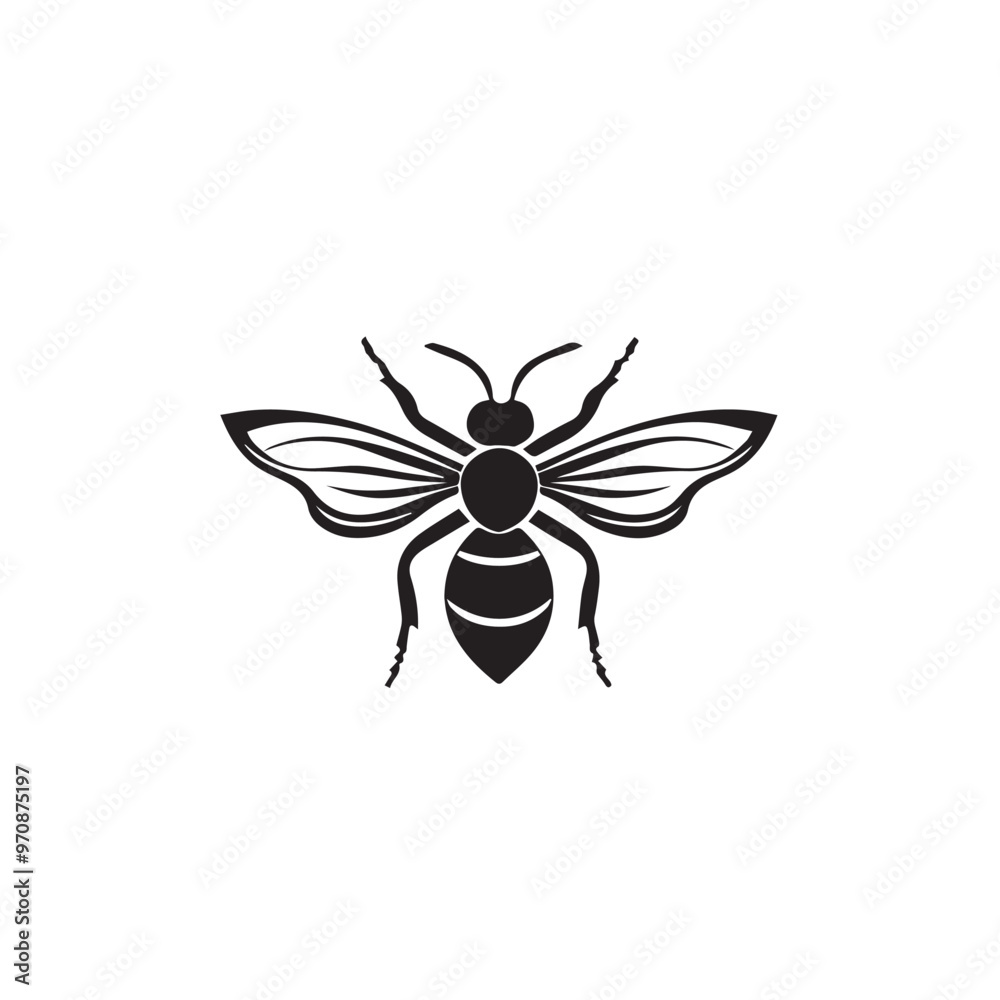 Wasp in cartoon, doodle style . Image for t-shirt, web, mobile apps and ui. Isolated 2d vector illustration in logo, icon, sketch style, Eps 10, black and white. AI Generative Wasp in cartoon, doodle style . Image for t-shirt, web, mobile apps and ui. Isolated 2d vector illustration in logo, icon, sketch style, Eps 10, black and white. AI Generative