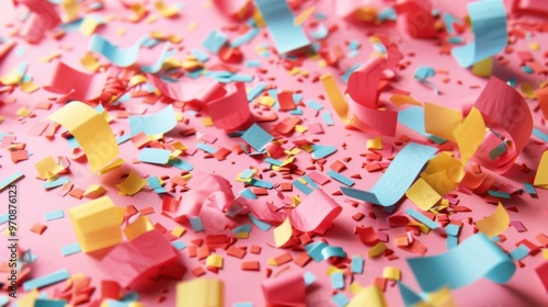 The Colorful Confetti Background