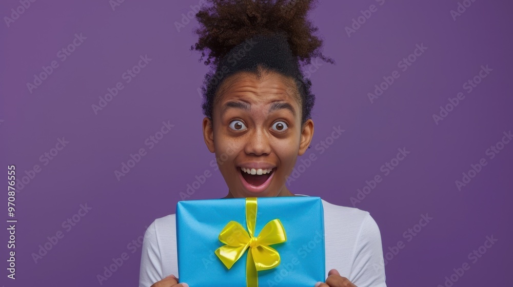 The Joyful Woman with Gift The Joyful Woman with Gift