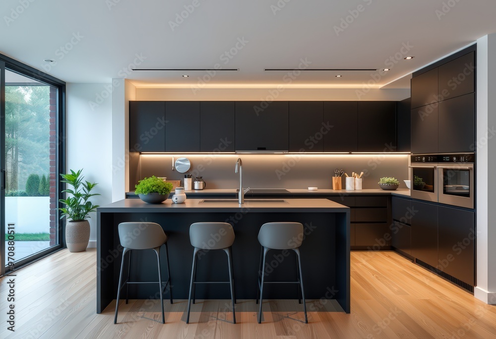 Fototapeta premium modern kitchen interior
