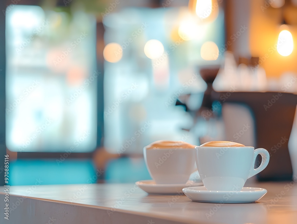 Fototapeta premium A blurred background of coffee shop