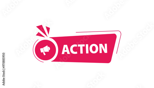 Action button web banner templates. Vector Illustration 
