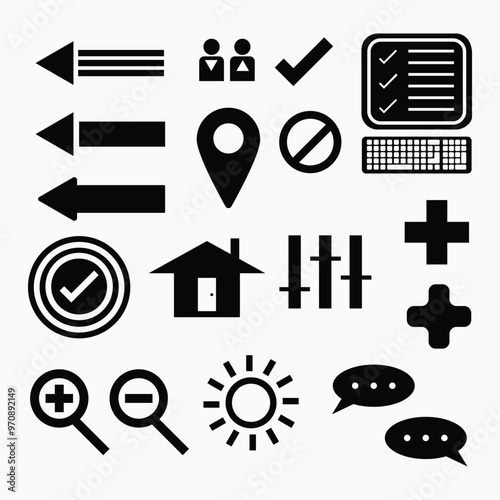 Business useful Icon vector set 