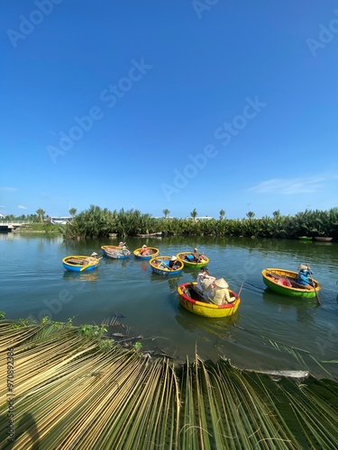 Vietnamese Coconut boats